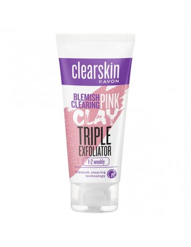 Exfoliant triplu Pink Clay